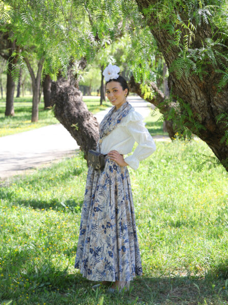 Conjunto de Falda y Piquillo estampado flores - Imagen 2