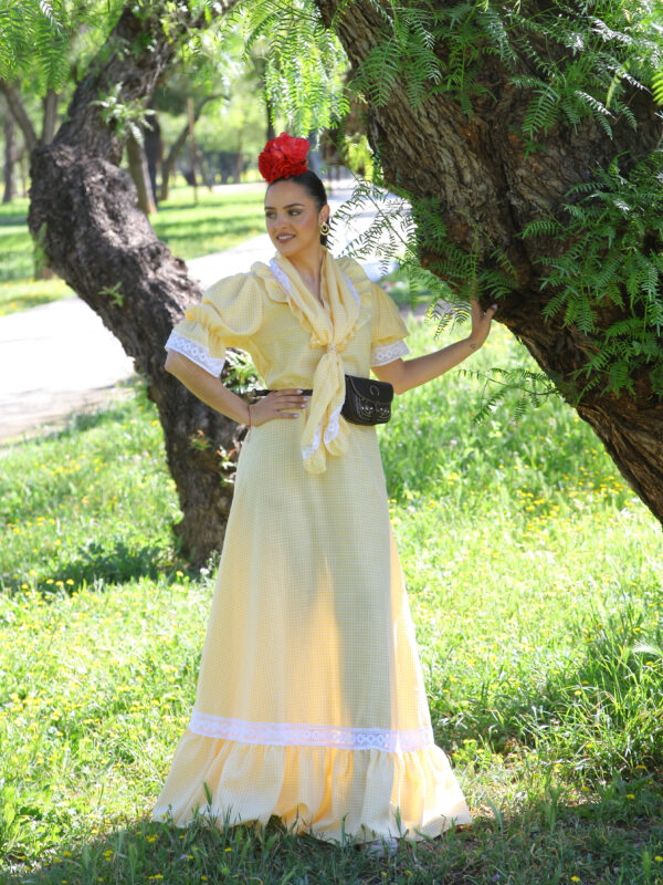 Bata Candela Vichy Amarilla