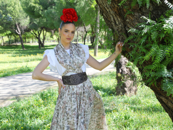 Conjunto de Falda y Piquillo estampado flores