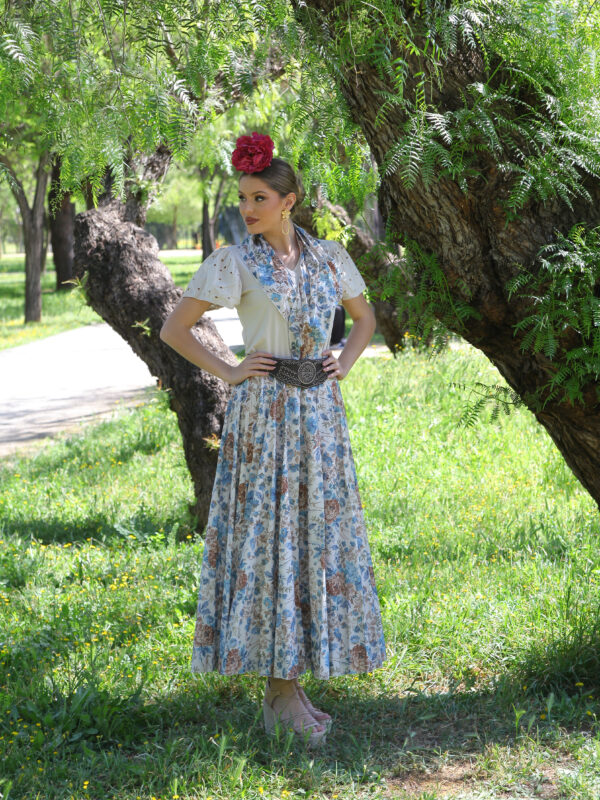 Conjunto de Falda y Piquillo estampado flores