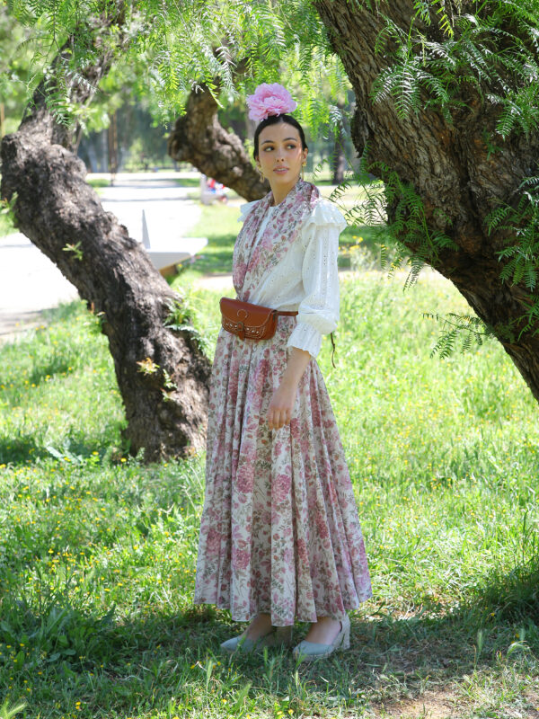 Conjunto de Falda y Piquillo estampado flores