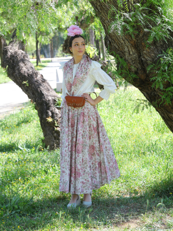 Conjunto de Falda y Piquillo estampado flores
